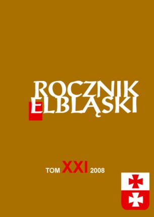 Elbląg, XXI Tom „Rocznika Elbląskiego” Elbląg, XXI Tom „Rocznika Elbląskiego”