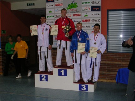 Elbląg, Krystian Andrusewicz na podium w Kaliszu. Elbląg, Krystian Andrusewicz na podium w Kaliszu.
