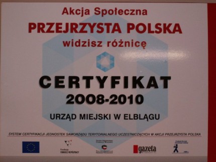 Elbląg, Przejrzysta Polska Elbląg, Przejrzysta Polska