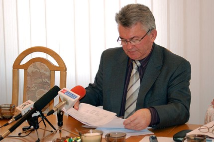 Elbląg, Prezydent Henryk Słonina. Elbląg, Prezydent Henryk Słonina.