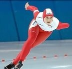 Elbląg, Ewelina Przeworska na torze lodowym. Elbląg, Ewelina Przeworska na torze lodowym.