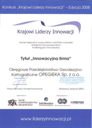 Elbląg, OPEGIEKA – liderem innowacji