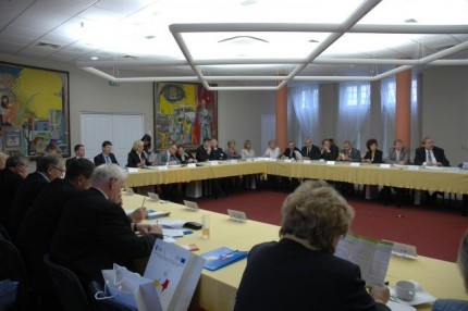 Jedno z posiedzeń Komitetu Monitorującego.