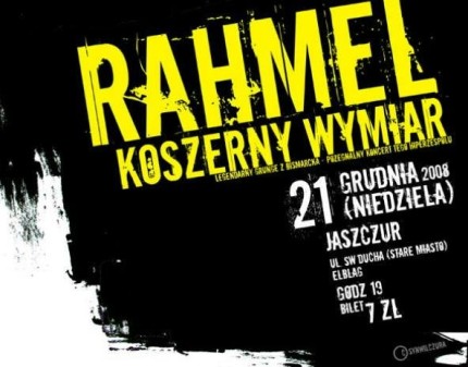 Elbląg, Zagrają Rahmel i Koszerny Wymiar - dicho w Jaszczurze