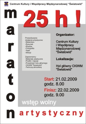 Elbląg, 25 godzin pracy twórczej Elbląg, 25 godzin pracy twórczej