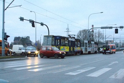 Elbląg, Wjechał pod tramwaj