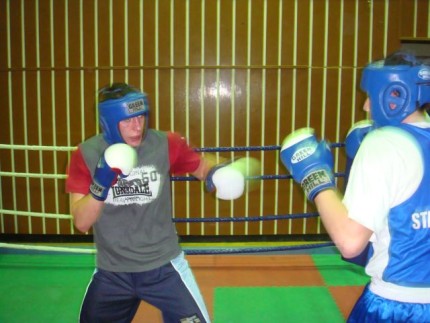 Elbląg, Bokserzy KSW „Tygrys” podczas treningu w hali Atleticonu Elbląg, Bokserzy KSW „Tygrys” podczas treningu w hali Atleticonu