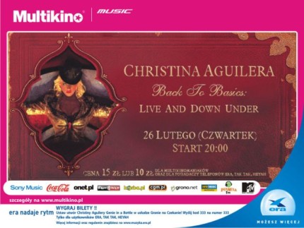Elbląg, Christina Aguilera na wielkim ekranie