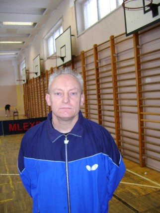Elbląg, Zenon Kastrau, kapitan drużyny tenisistów stołowych Mlexera Elbląg Elbląg, Zenon Kastrau, kapitan drużyny tenisistów stołowych Mlexera Elbląg