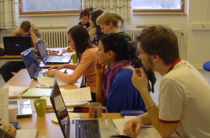 Elbląg, Na zdjęciu studenci z Danii