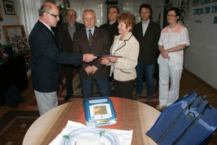 Elbląg, Respirator od rotarian