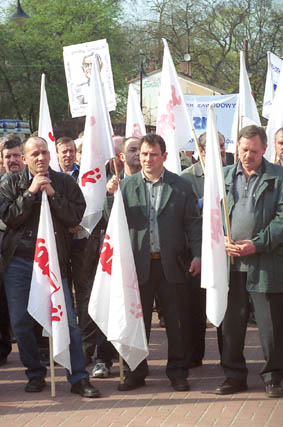 Elbląg, Związkowcy protestowali przeciwko zmianom w Kodeksie Pracy