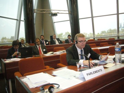 Elbląg, Senator Gorczyca na Forum w Istambule.