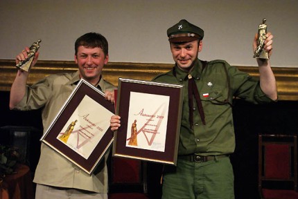 Elbląg, Laureaci Aleksandrów: (od lewej) Tomasz Muszyński i Marcin Tomasik