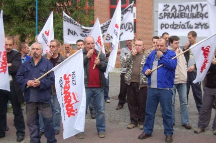 Elbląg, Protest w Logstorze Elbląg, Protest w Logstorze
