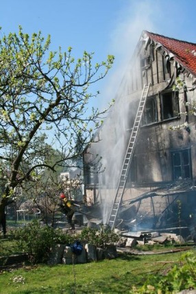 Elbląg, Pożar na Grudziądzkiej Elbląg, Pożar na Grudziądzkiej