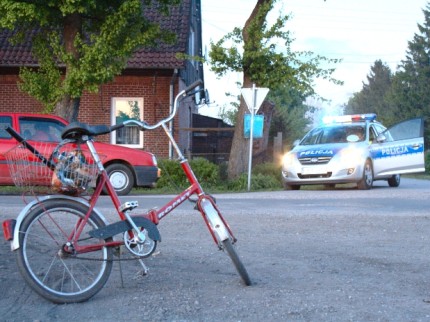 Elbląg, Potrącenie nietrzeźwego rowerzysty