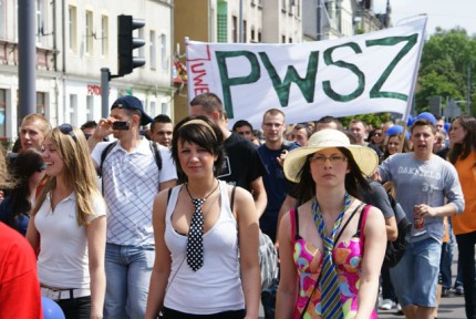 Elbląg, Uwaga, klucze do miasta w rękach studentów