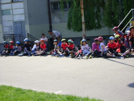 Elbląg, Najmłodsi wrotkarze w oczekiwaniu na start