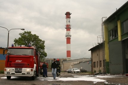 Elbląg, Pożar przy ulicy Dojazdowej Elbląg, Pożar przy ulicy Dojazdowej