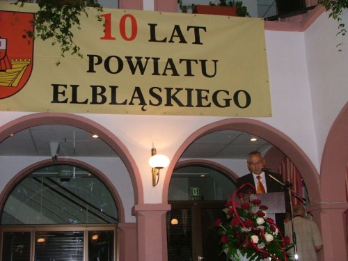 Elbląg, Jubileuszowe przemówienie wygłosił starosta elbląski Sławomir Jezierski Elbląg, Jubileuszowe przemówienie wygłosił starosta elbląski Sławomir Jezierski