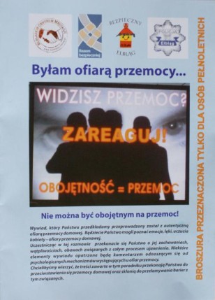 Elbląg, Byłam ofiarą przemocy... Elbląg, Byłam ofiarą przemocy...