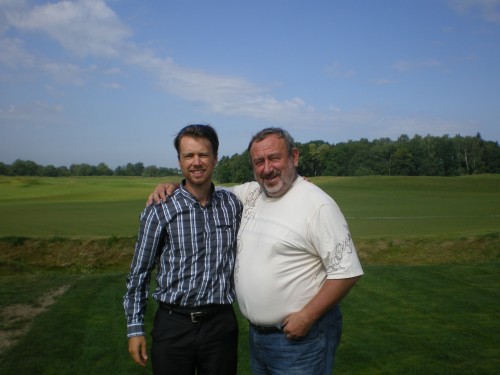 Na zdjęciu Tadeusz Drozda i Paul McLoughllin.