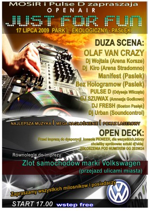 Elbląg, DJ-e i volkswageny w Pasłęku Elbląg, DJ-e i volkswageny w Pasłęku