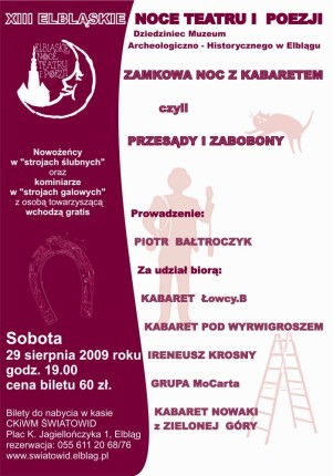 Elbląg, Są jeszcze bilety na kabareton Elbląg, Są jeszcze bilety na kabareton
