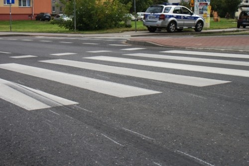 Elbląg, Potrącenie na pasach