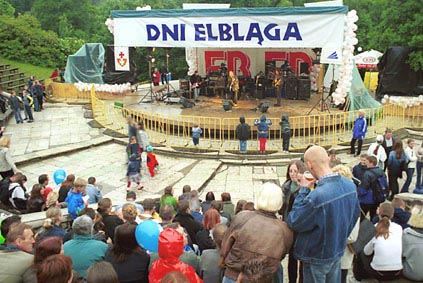 Elbląg, Organizowane co roku Dni Elbląga przyciągaja tłumy mieszkańców