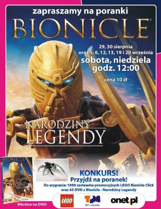 Elbląg, Poranki z Bionicle... Elbląg, Poranki z Bionicle...