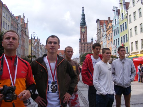 Elbląg, Po biegu - spacer. Elbląg, Po biegu - spacer.