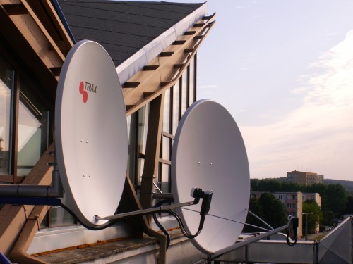 Elbląg, Anteny satelitarne Światowida. Transmisje będą realizowane poprzez przekaz satelitarny.