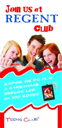 Regent Teens’ Club Regent Teens’ Club