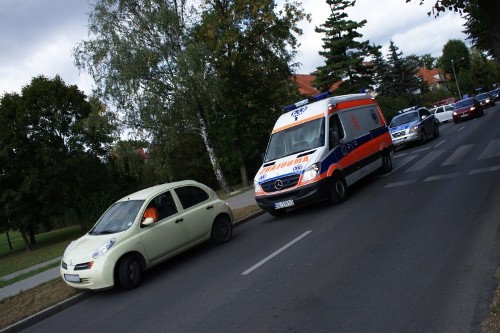 Elbląg, Potrącenie na przejściu