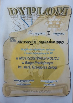 Elbląg, Policjant w biegu po zwycięstwo Elbląg, Policjant w biegu po zwycięstwo