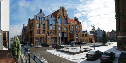 Elbląg, Zimowa wizualizacja Ratusza Staromiejskiego Elbląg, Zimowa wizualizacja Ratusza Staromiejskiego