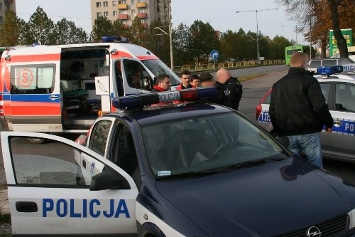 Elbląg, Golfem w policyjny radiowóz Elbląg, Golfem w policyjny radiowóz