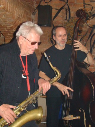 Elbląg, Na zdj. Przemek Dyakowski i Janusz Mackiewicz - Zaduszki w Krypcie 2007 Elbląg, Na zdj. Przemek Dyakowski i Janusz Mackiewicz - Zaduszki w Krypcie 2007