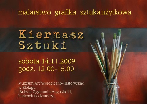 Elbląg, Kiermasz sztuki w Muzeum Elbląg, Kiermasz sztuki w Muzeum