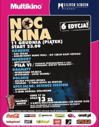 Elbląg, Dodatkowe zaproszenia na Noc Kina Elbląg, Dodatkowe zaproszenia na Noc Kina