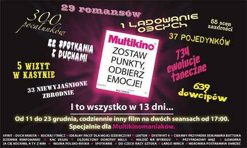 Elbląg, Hity na koniec Multikinomaniaka Elbląg, Hity na koniec Multikinomaniaka