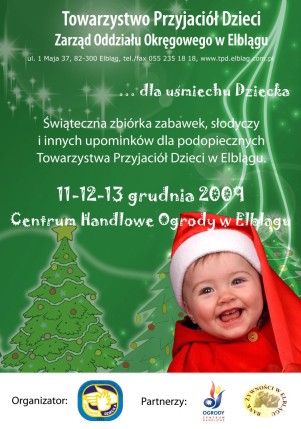 Elbląg, Podaruj dzieciom uśmiech na święta Elbląg, Podaruj dzieciom uśmiech na święta