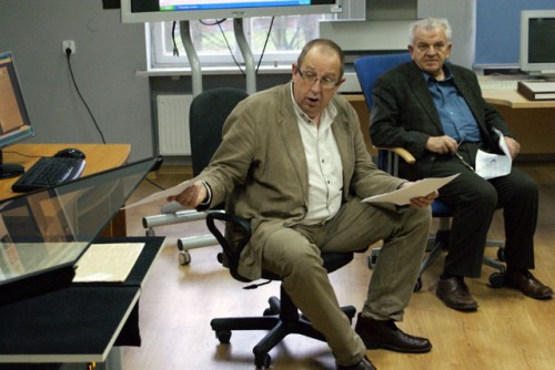 Elbląg, Jacek Nowiński i prof. Andrzej Groth Elbląg, Jacek Nowiński i prof. Andrzej Groth