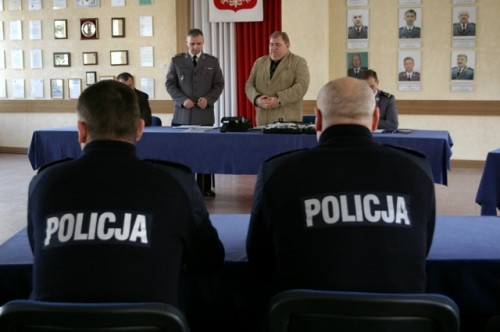 Elbląg, Insp. Marek Osik i Stanisław Lecheta podkreślali, że współpraca między Policją i WORD trwa od wielu lat  i układa się bardzo dobrze