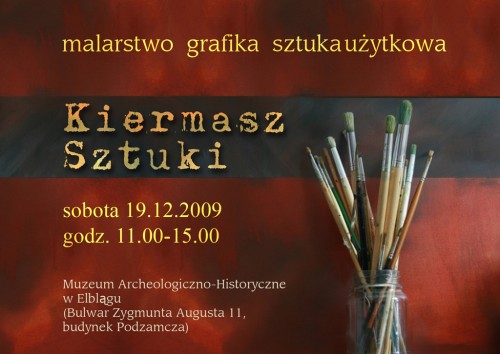 Elbląg, Przedświąteczny kiermasz sztuki Elbląg, Przedświąteczny kiermasz sztuki