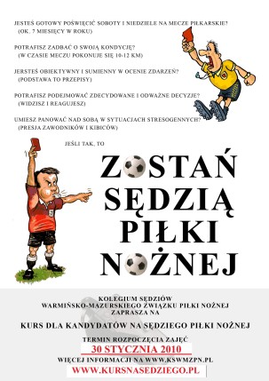 Elbląg, Zostań sędzią piłki nożnej Elbląg, Zostań sędzią piłki nożnej