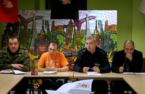 Elbląg, Na dzisiejszej konferencji prasowej program WOŚP w Elblągu zaprezentowali m.in. rzecznicy służb mundurowych Elbląg, Na dzisiejszej konferencji prasowej program WOŚP w Elblągu zaprezentowali m.in. rzecznicy służb mundurowych