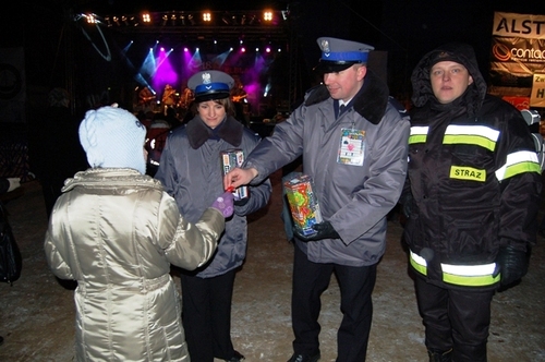 Elbląg, Wielkoorkiestrowy team - policjanci i strażak